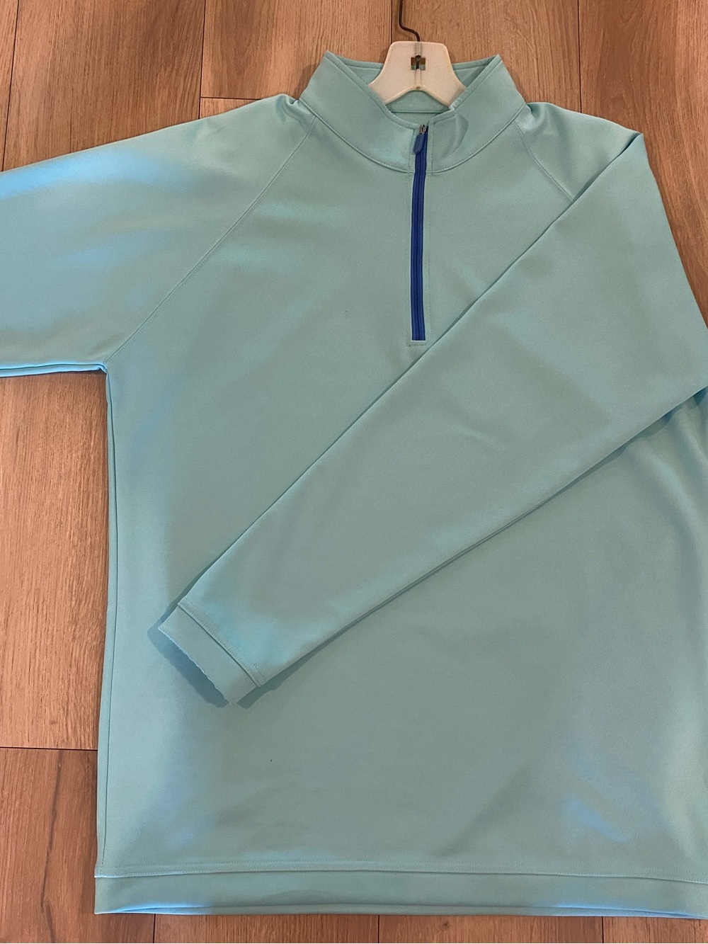 Harlestons Men’s Size M Turquoise 1/4 Zip Golf Performance Pullover